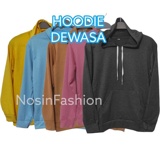 Coatelle- Nf / Sweater Hoodie Polos Dewasa / Bahan Baby Terry