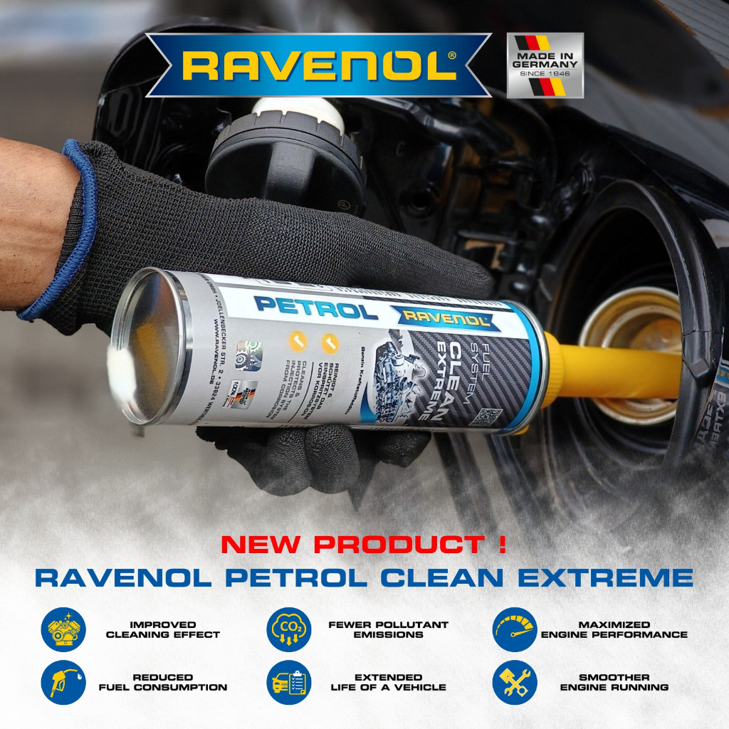 Ravenol Petrol Clean Extreme - Injector Cleaner Mobil Bensin - Made in Germany