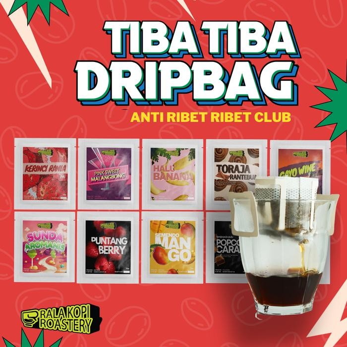 

Tiba Tiba Coffee Drip Bag Kopi Drip Bag 12g