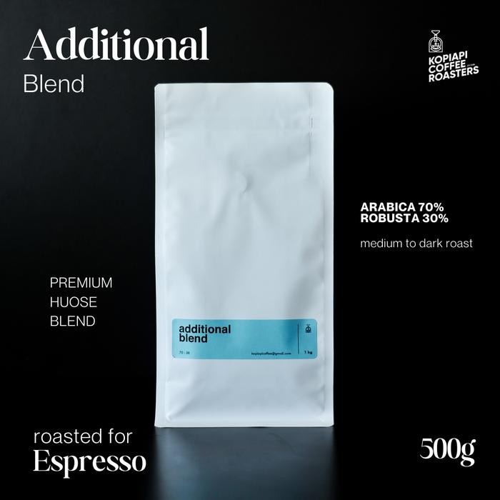 

espresso blend (additional)+kopiapicoffee+additional 500gr biji/bubuk