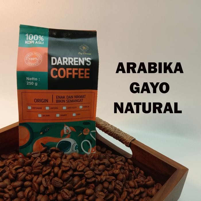 

Kopi Arabika Gayo Natural Roasted Bean 250gr