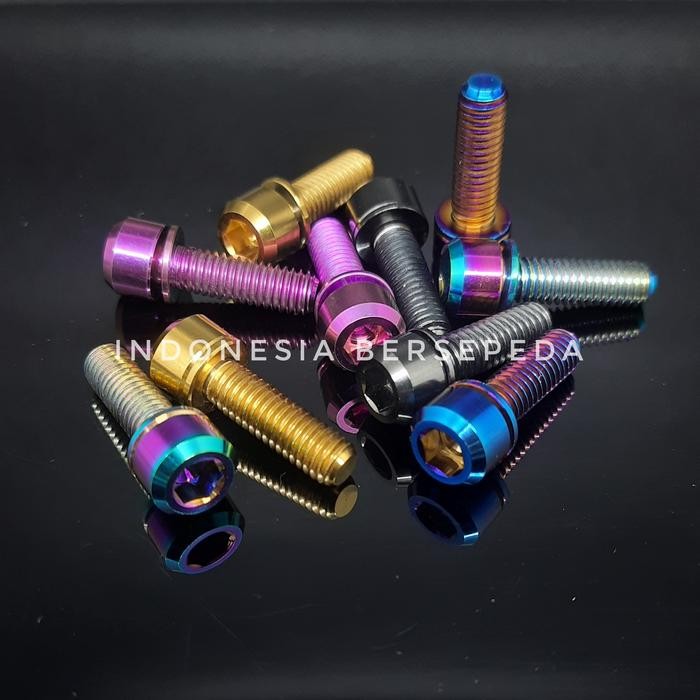 Titanium Bolt M6x20mm - Baut Titanium Sepeda