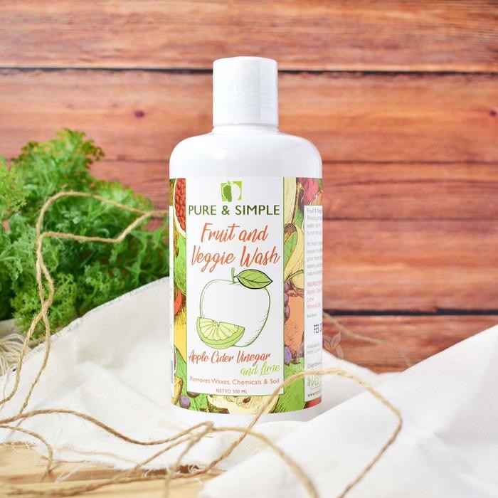 

Verdure Fruit & Vegetable Wash With Apple Cider Vinegar N Lime 500 Ml