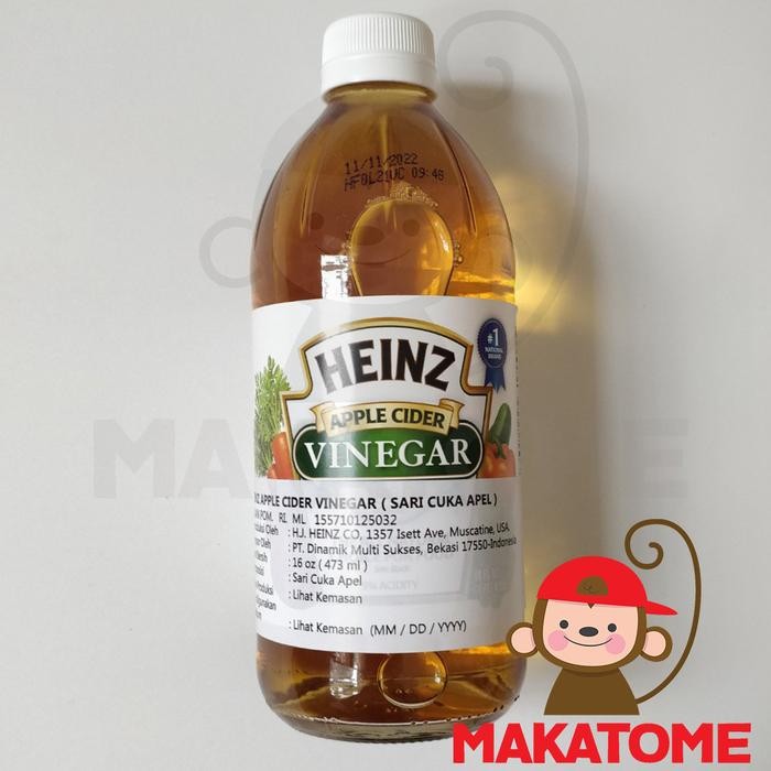 

Heinz Apple Cider Vinegar 16 Oz 473Ml Sari Cuka Apel 5% Acv 473 Ml