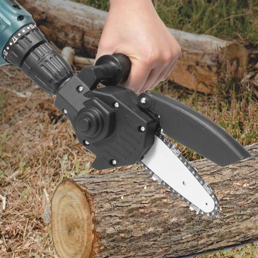 Chainsaw Adaptor Gerinda 4" 6" - Adaptor Konverter Chainsaw Mesin Gerinda Bor - Adaptor Chainsaw