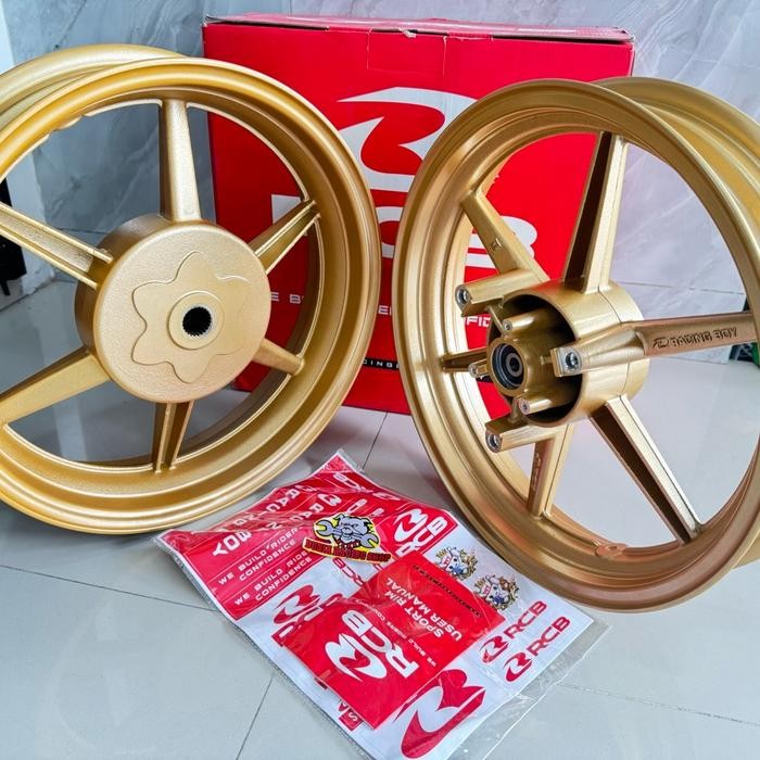 Velg RCB pelek RCB SP811 Yamaha AEROX 155 ukuran Lebar 250/350 ring 14 RCB Original RCB 1SET Velg