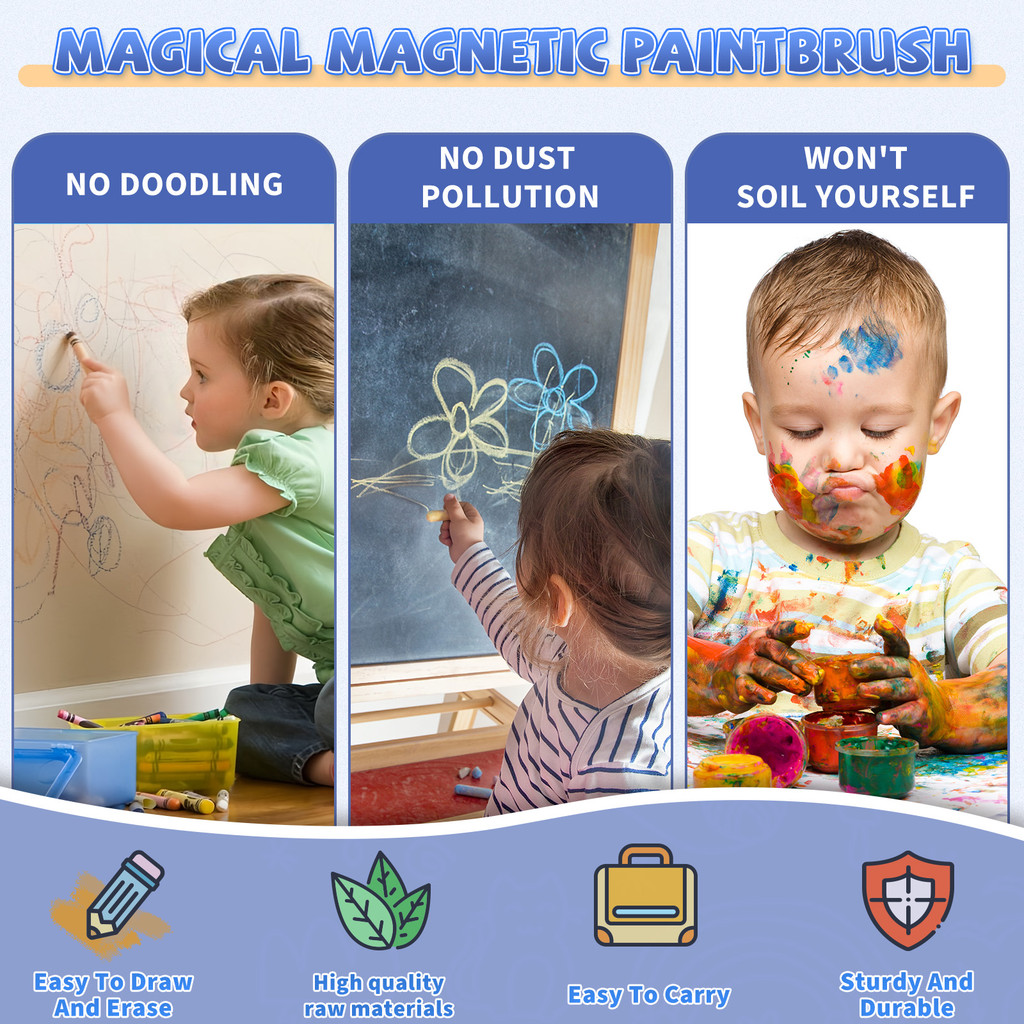 

Kids Magnetic Drawing Board Toys Toddler Writing Board Baby Graffiti Board Suitable For Boys And