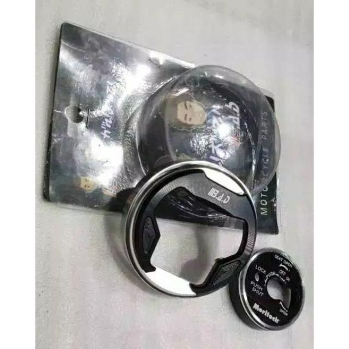 Yukngegas Cover Tutup Tanki+Kunci Nmax Old Tutup Tanki Nmax Cnc Tutup Kunci Nmax Cnc Cover Tutup