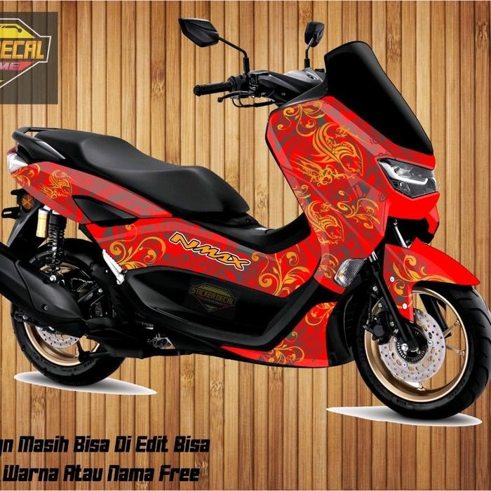 Yukngegas Striping Stiker Decal Full Bodi Nmax 2020-2022 Motif Batik