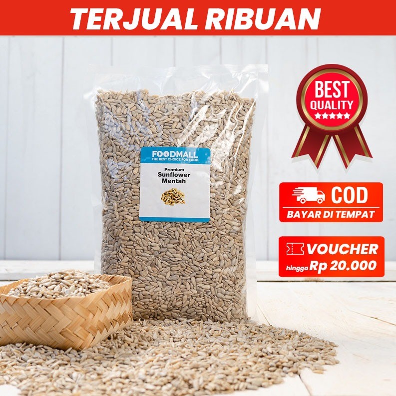 

Sunflower Seed MENTAH 1 kg / biji matahari kupas MENTAH