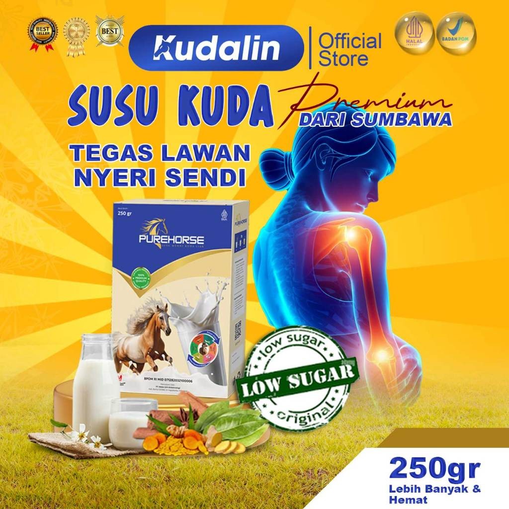 

SUSU KUDA PURE HORSE ASLI SUMBAWA KEMASAN 250GR BEST SELLER