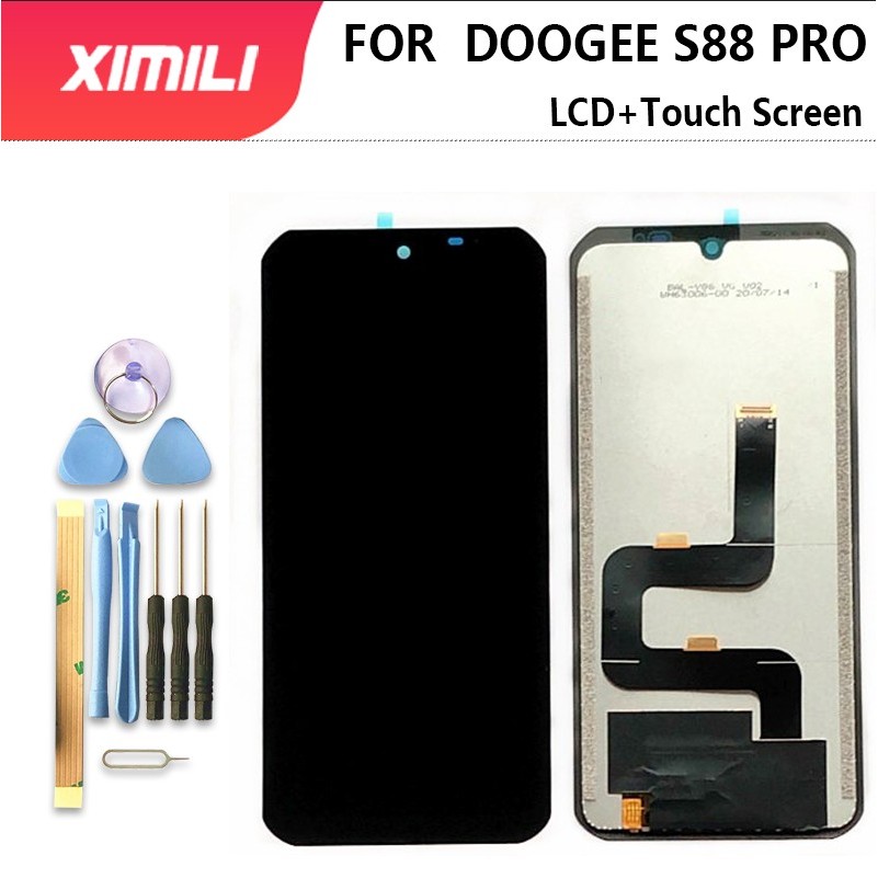 New Original Doogee S88 Pro LCD Display And Touch Screen Digitizer Assembly For Doogee S88 Plus Phon