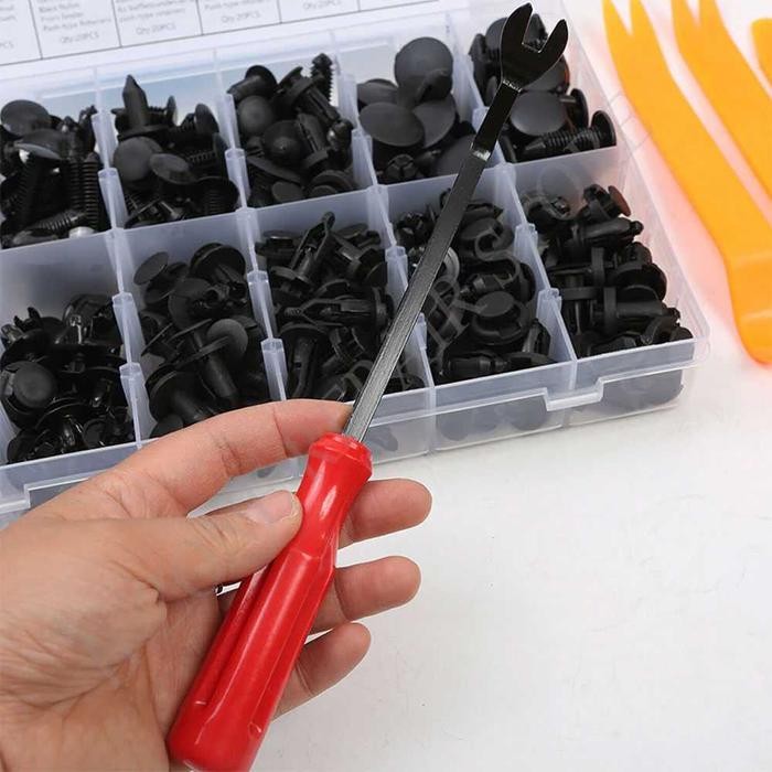 Auradeko Baut Mur Rivet Mobil Car Clip Plastik Universal Fastener Plastik Original Aksesoris
