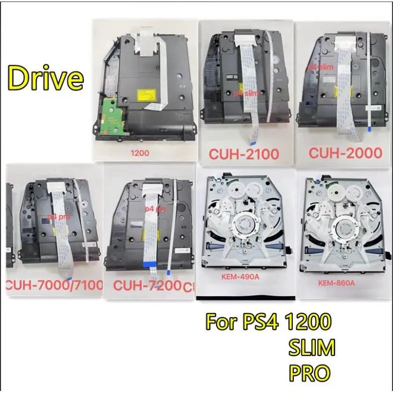 Original Replacement Blu-ray DVD Drive for Playstation 4 PS4 1200 Slim Pro Game Console CUH-2000 720