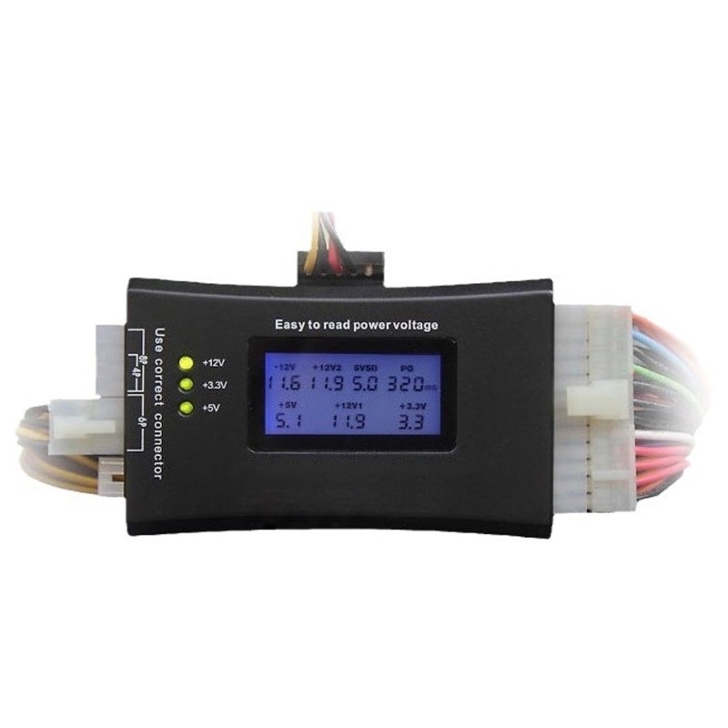 Digital Power Supply Power Tester, Accurate Measurement Power Supply