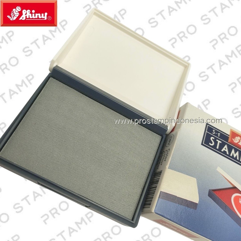 

[READY] Bak Tinta Stempel/Stamp Pad Tanpa Warna SHINY S-1/S1 (65X45mm) READY STOCK !!
