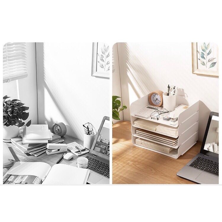 

[READY] Tempat Rak Susun Surat Dokumen White