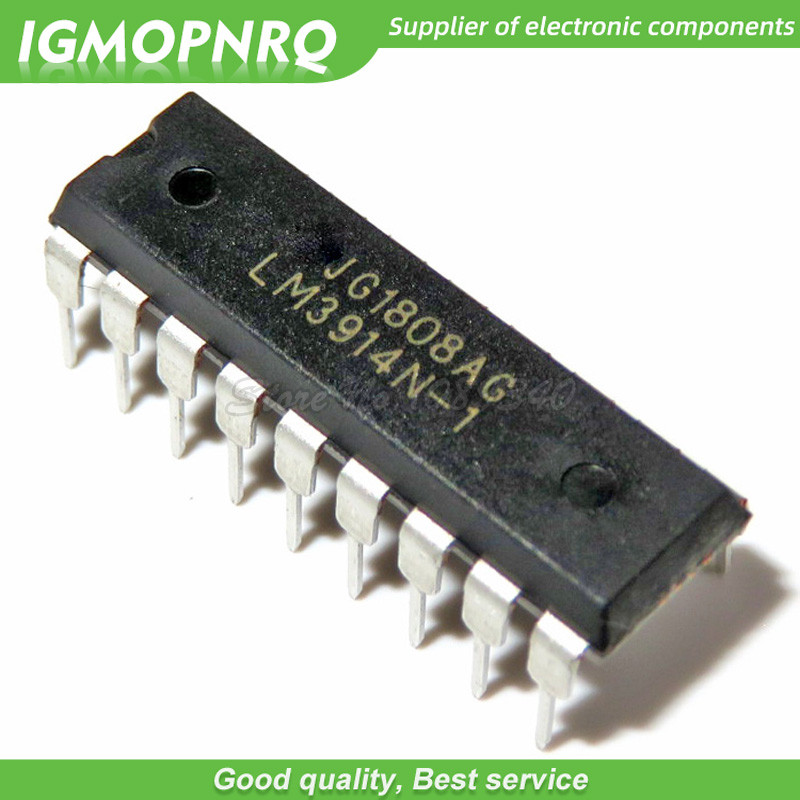 IMPORT 5PCS LM3914N-1 LM3915N-1 LM3916N-1 DIP LM3914N LM3915N LM3916 NEW AND ORIGINAL IC