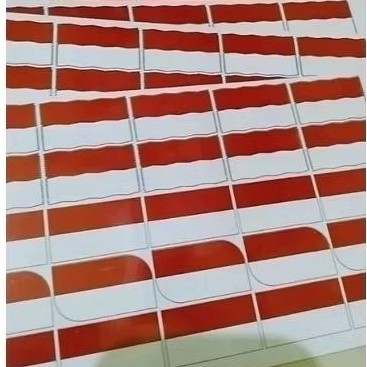 

1 lembar 25 STIKER/STIKER PIPI/BENDERA MERAH PUTIH ((1 LEMBAR))