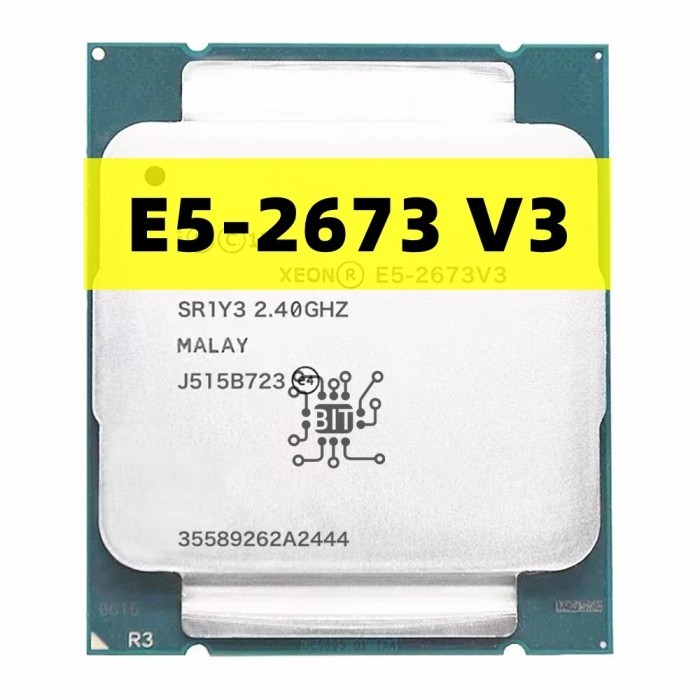 Xeon E5 2673 V3 2.4GHz 12-Cores 30M LGA 2011-3 processor E5 2673V3