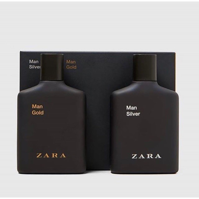 Parfum Original Eropa Zara Man Silver + Zara Man Gold For Men EDT 100ml PARFUM PRIA
