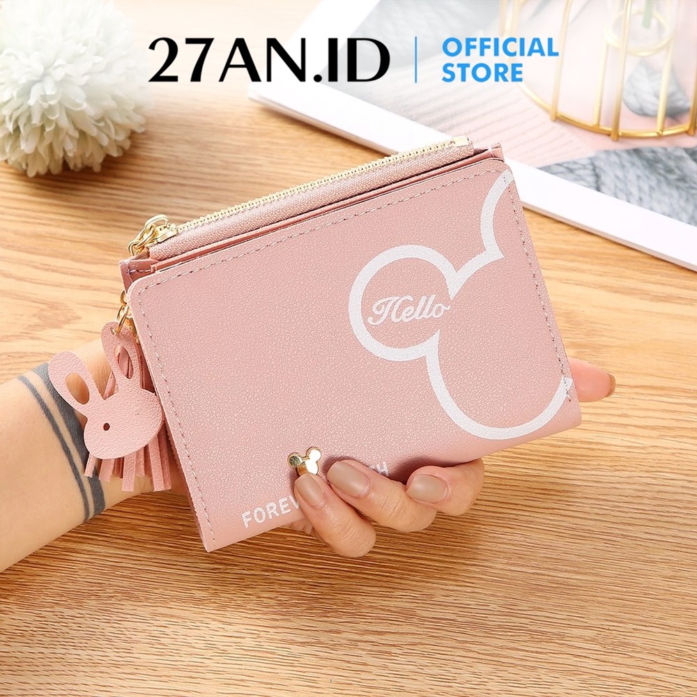 DOMPET WANITA LIPAT D109 DOMPET KARAKTER LUCU KARTUN