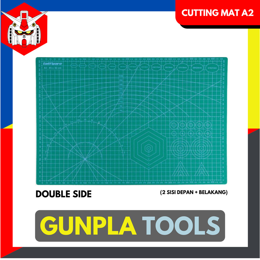 

Cutting Mat A3 Gundam Hobby Tools Double Side