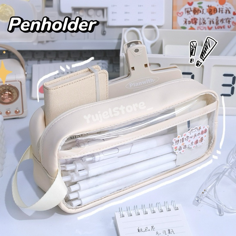 

Kotak Pensil Transparant Multifungsi Kosmetik Tempat Kosmetik Lucu