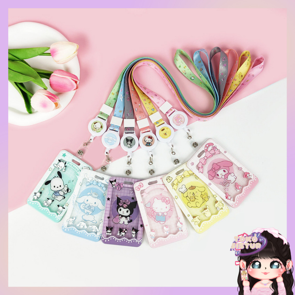 

[TS] CAHOL ACRYLIC SANRIO korumi chinamoroll Photocard Holder kpop Transparent Clear Acrylic Id Card holder Acrylic Frame Bingkai foto cahol