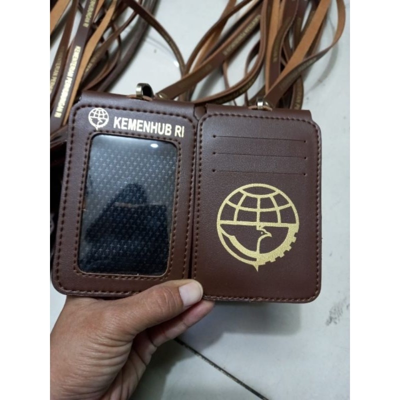 

Lanyard Nametag Id Card Holder KEMENHUB