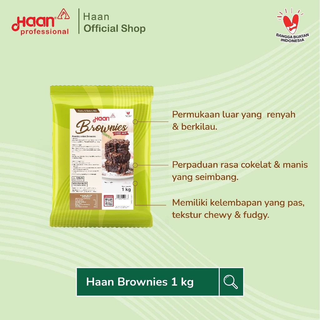 

HAAN CAKE MIX BROWNIES1KG