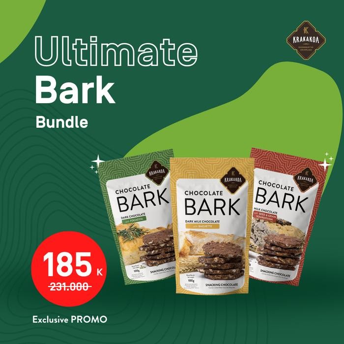 

Krakakoa - Krakakoa Chocolate Bark Bundle Terlaris