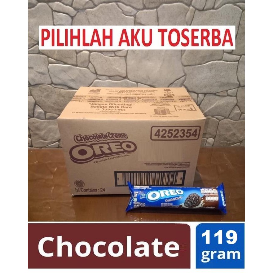 

Biskuit OREO sandwich CHOCOLATE Roll 133 gr - (HARGA 1 KARTON ISI 24) Terlaris
