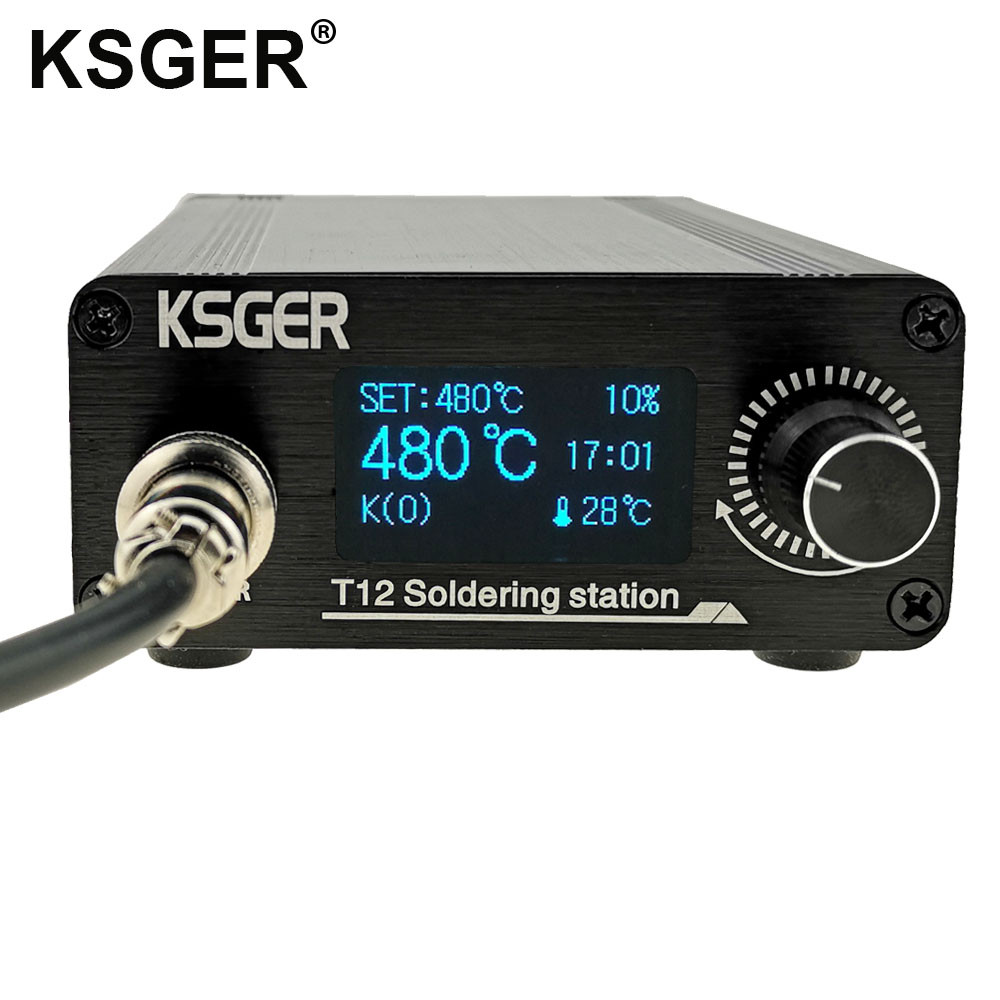 Ksger T12 Soldering Station V2.1S Stm32 Oled Digital Temperature Controller Electric Soldering Irons
