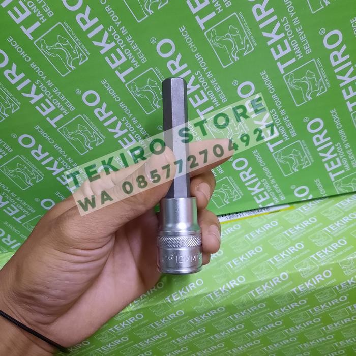 Rakitan- TEKIRO mata sok kunci L ukuran 12 mm ( 12 x 100 mm )