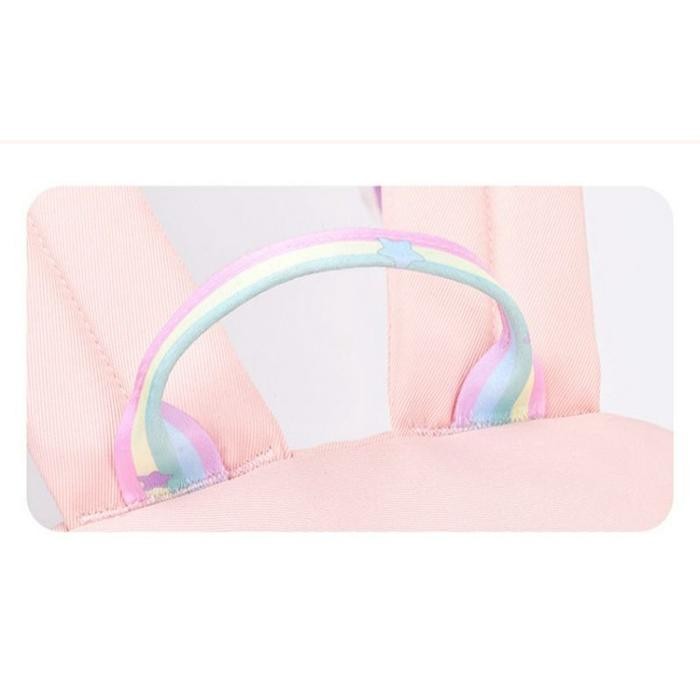 Tas Ransel Backpack Sekolah Anak / Remaja Sd Smp Sma Model Polos Fashion Tas Sekolah Perempuan Tas