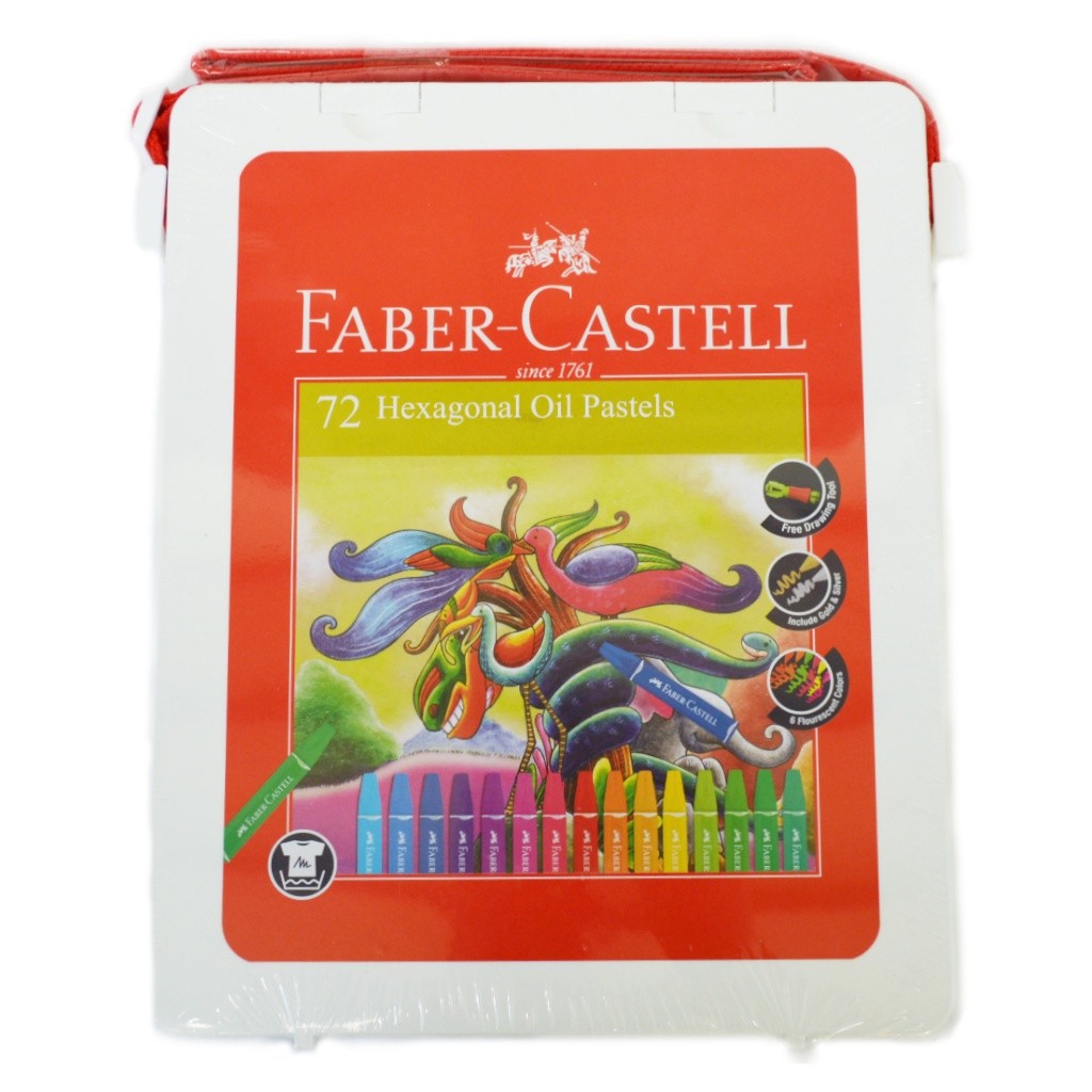 

[READY] Hexagonal Oil Pastel 72 Warna / Crayon Krayon Faber Castell