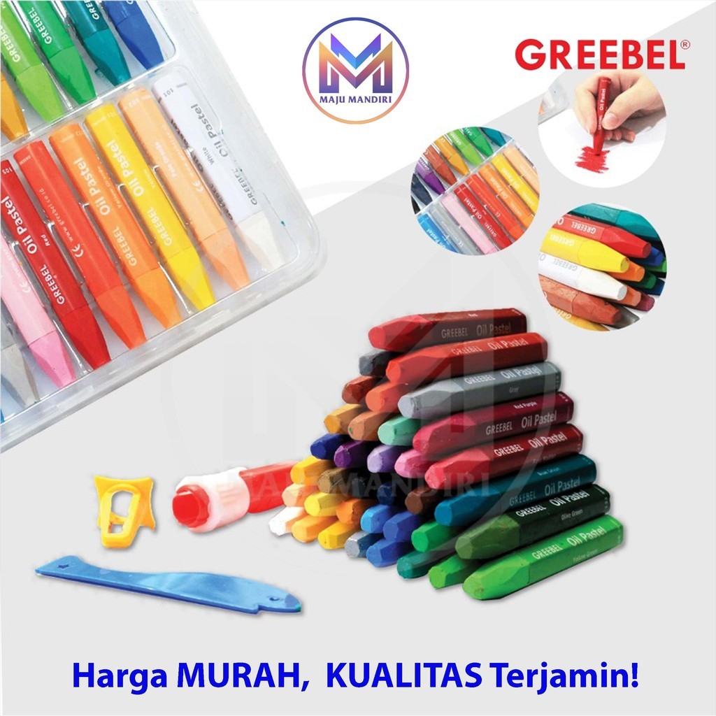 

[READY] Crayon Greebel 36 Warna / Oil Pastel Non Toxic