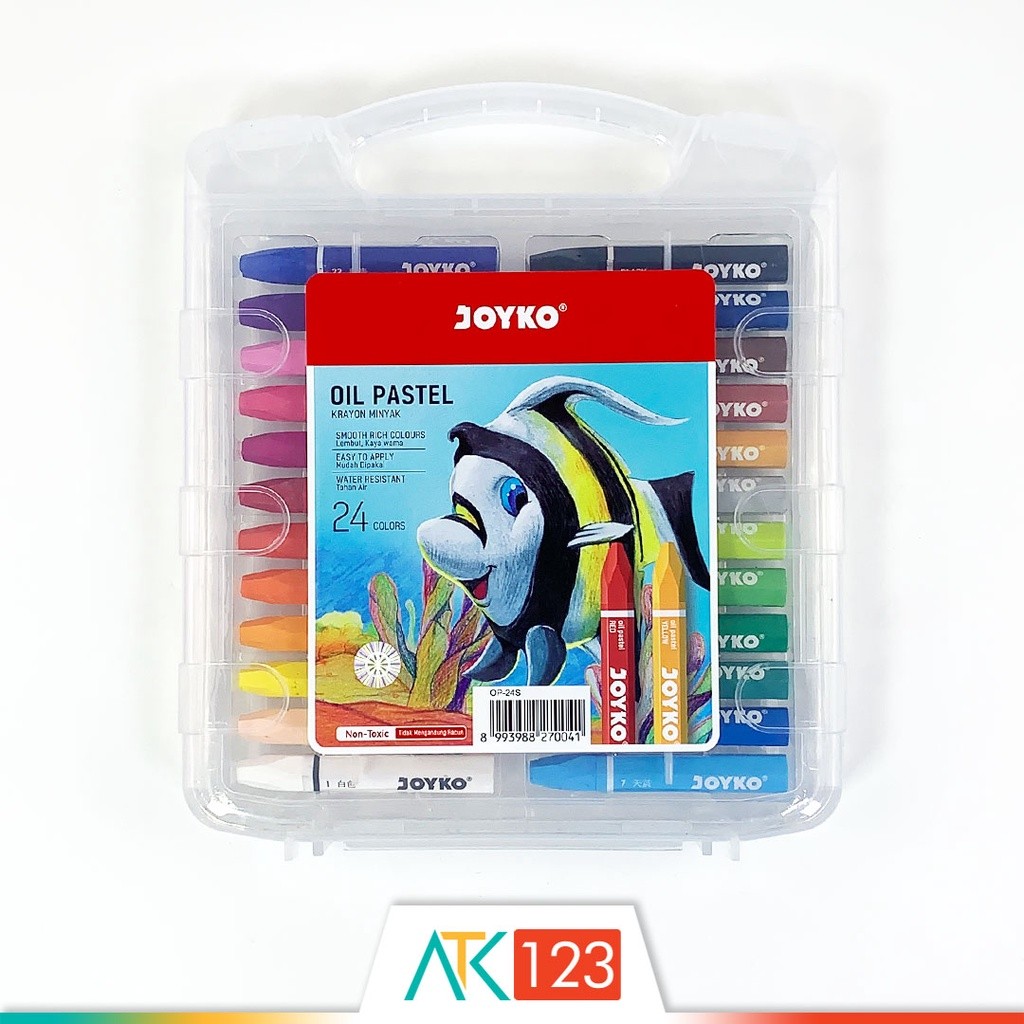 

[READY] Krayon / Crayon Titi Joyko 24 Oil Pastels OP-24S