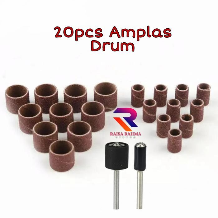 Rakitan- Amplas Drum Mata Bor Amplas Mini Grinder Tuner Amplas Ring