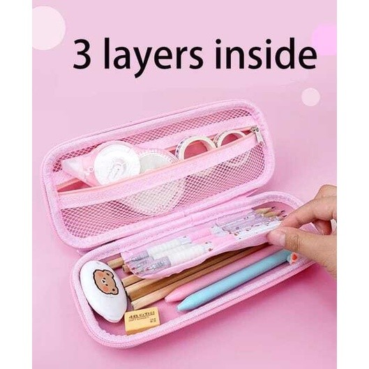

JH8 [nicky888] Pensil Case 3D Timbul EVA, Kotak Pensil 3D Anak Seoklah, Tempat Pensil Model 3D