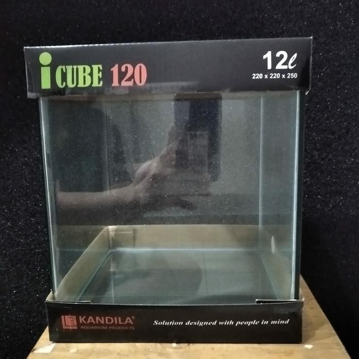 Amour Petshop Aquarium Kandila Icube 120 Aquarium Bending 22X22X25