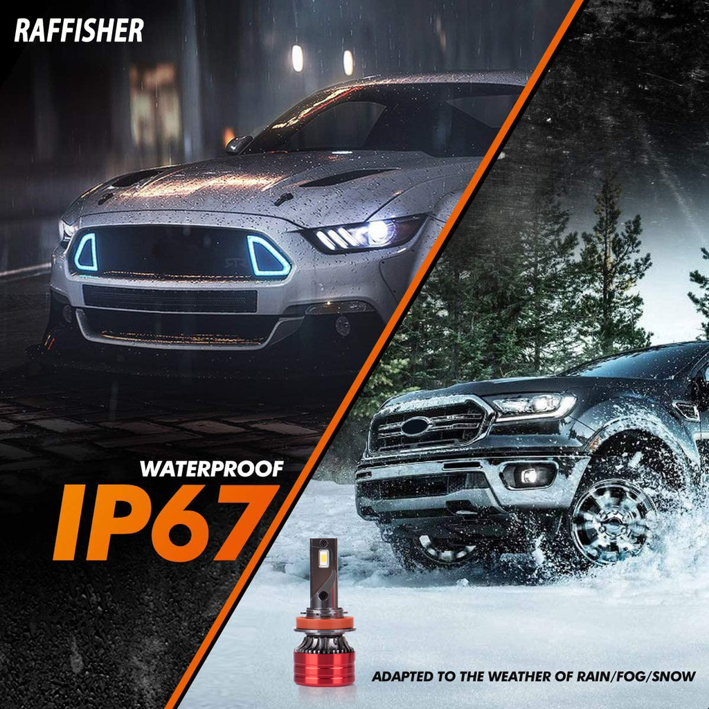 Heyword 2Pcs Car Headlight H4 H7 Led H11 9005 9006 H1 Auto Bulbs 160W 24000Lm Light Lamp 6000K 12V