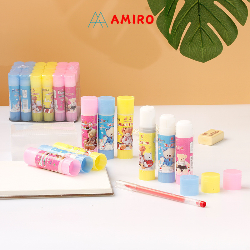 

JH8 (1pak=24pcs) Glue Stick Batang Fancy Kertas / Lem Stik Karakter Motif Kartun / Lem Stik Fancy