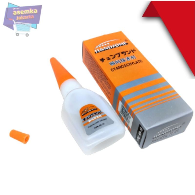 

JH8 (6botol) Lem Korea HANDSOME Cyanoacylate grosir