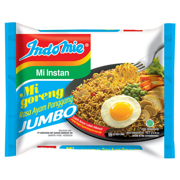 

INDOMIE JUMBO GRG AYAM PANGGANG 128 GR