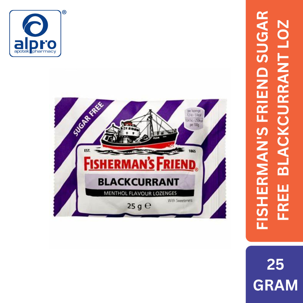 

Fisherman'S Friend S/F Blackcurrant Loz 25Gr