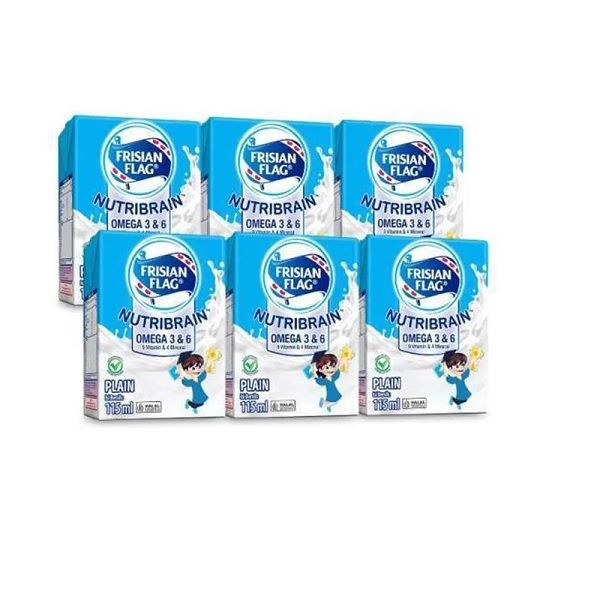 

FRISIAN FLAG UHT NUTRIBRAIN PLAIN MP 6X115 ML