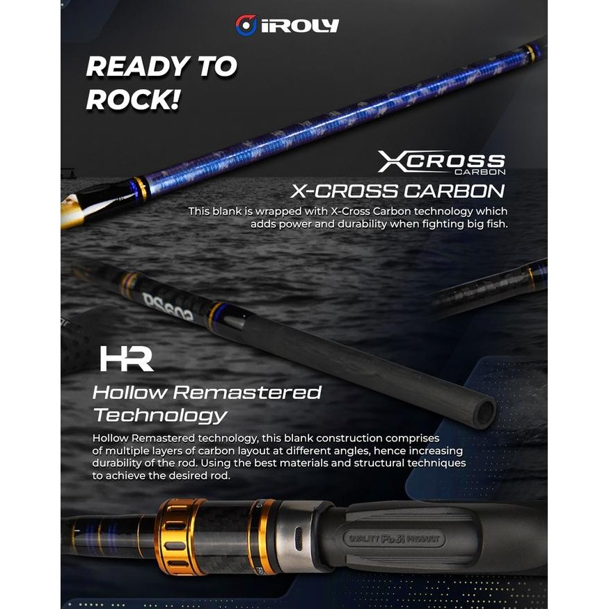 (Expert) Joran Iroly Perseus 562/602 jigging Rod