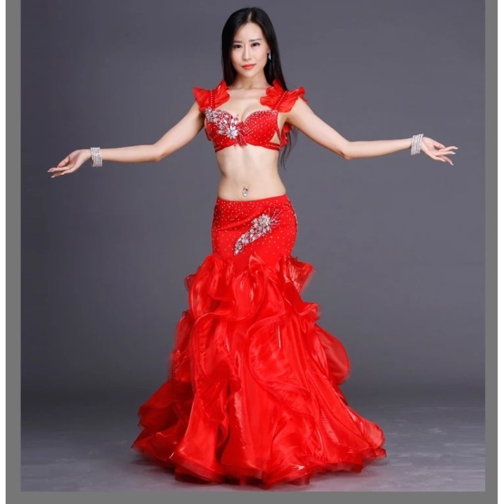 NEW belly dance suits women performance show belly dance set senior